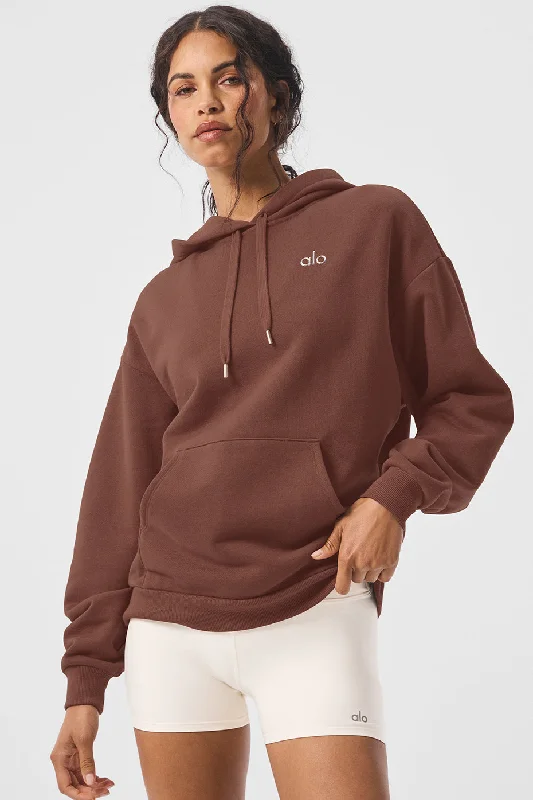 Hoodie Jacket-Accolade Hoodie - Chestnut