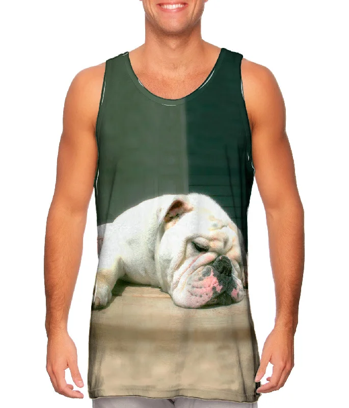 Summer Workout Tank-Sleepy Time Bulldog