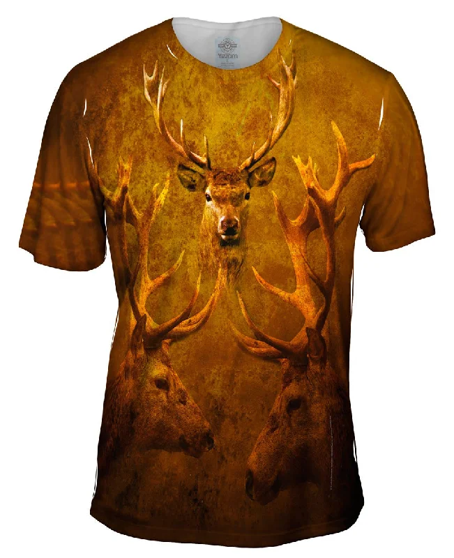 Soft Fabric T-Shirt-Deer Trio