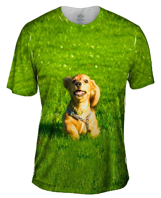 Simple T-Shirt-Galloping Dachshund