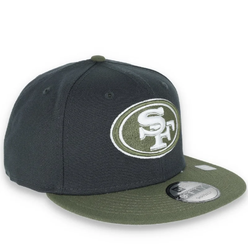 Snapback Hat-New Era San Francisco 49ers 2-Tone Color Pack 9FIFTY Snapback Hat-Grey/Olive