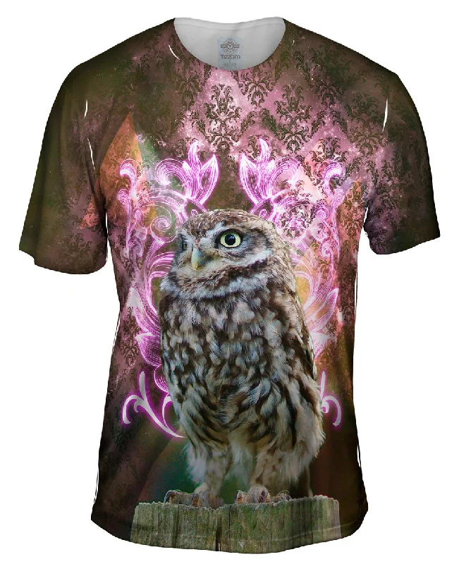 Fashionable T-Shirt-Flourish Owl