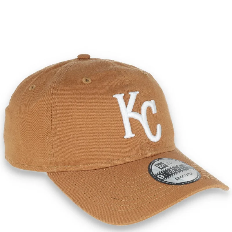 Classic Fisherman Hat-New Era Kansas City Royals Core Classic 2.0 9TWENTY Adjustable Hat-Khaki