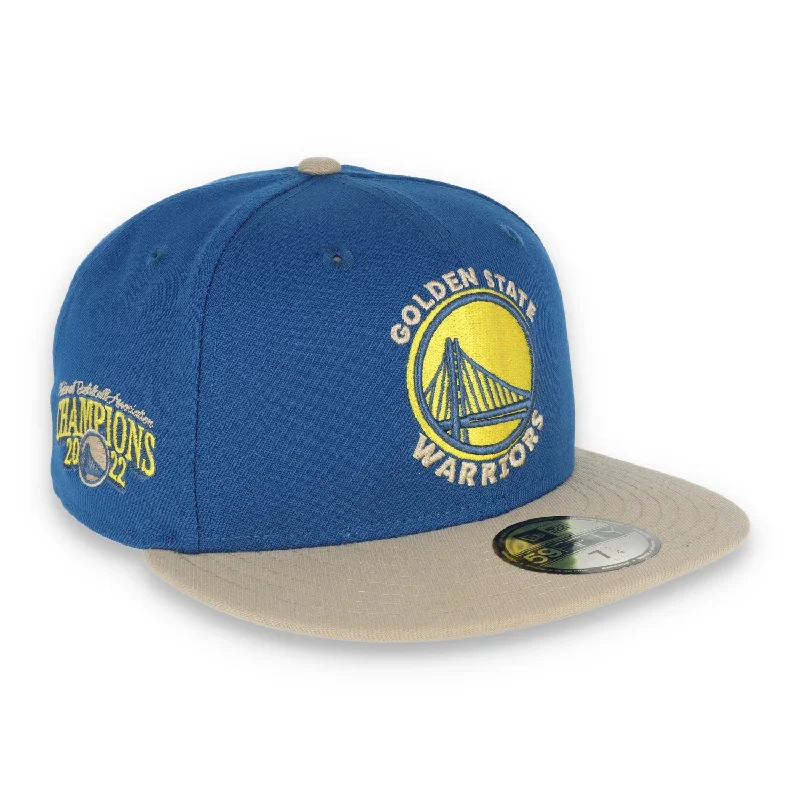 Travel Hat-New Era Golden State Warriors 2022 Champions Side Patch 59Fifty Fitted Hat