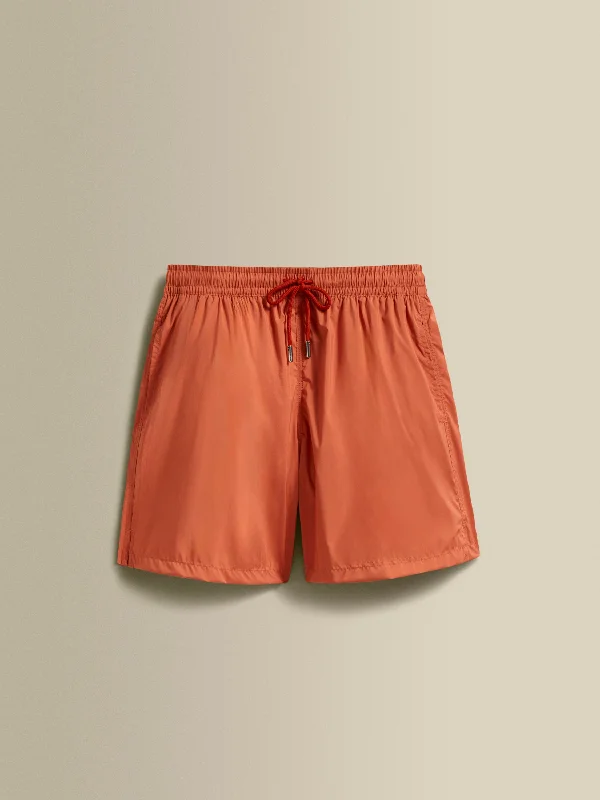 Custom Shorts-Nylon Mid Length Swim Shorts