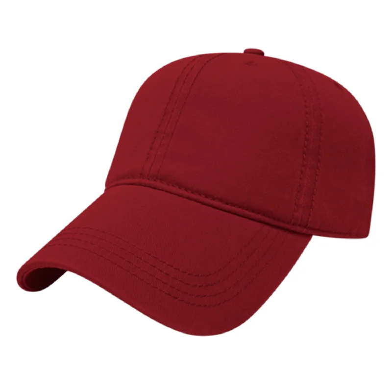 Fashion Hat-The Coliseum Adjustable Dad Hat - Wine