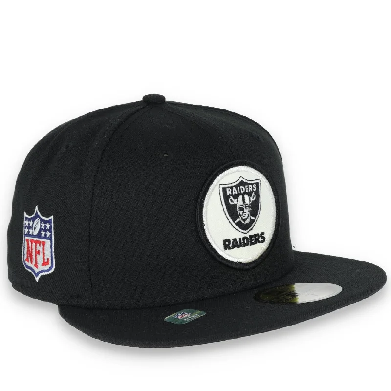 Urban Street Hat-New Era Las Vegas Raiders Historic 2022 Sideline 59FIFTY Hat-Black