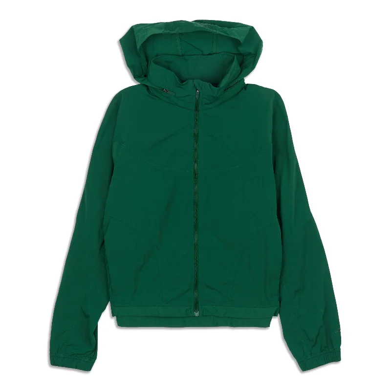 Varsity Jacket-Lightweight Hooded Jacket - Resale