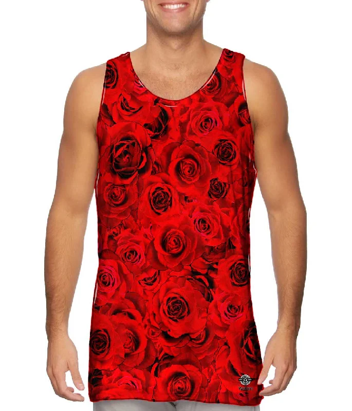 Stylish Tank-Roses Full Of Love