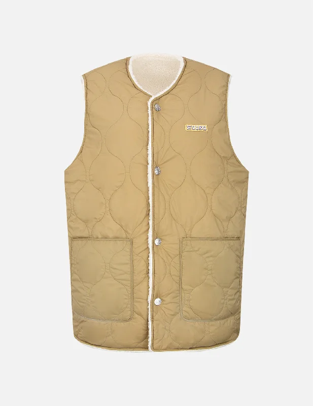 Comfortable Work Jacket-Onion Quilted Reversible Vest Jacket