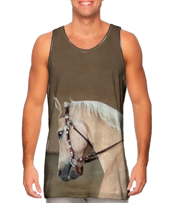 Graphic Design Tank-Serious Gold Paso Fino