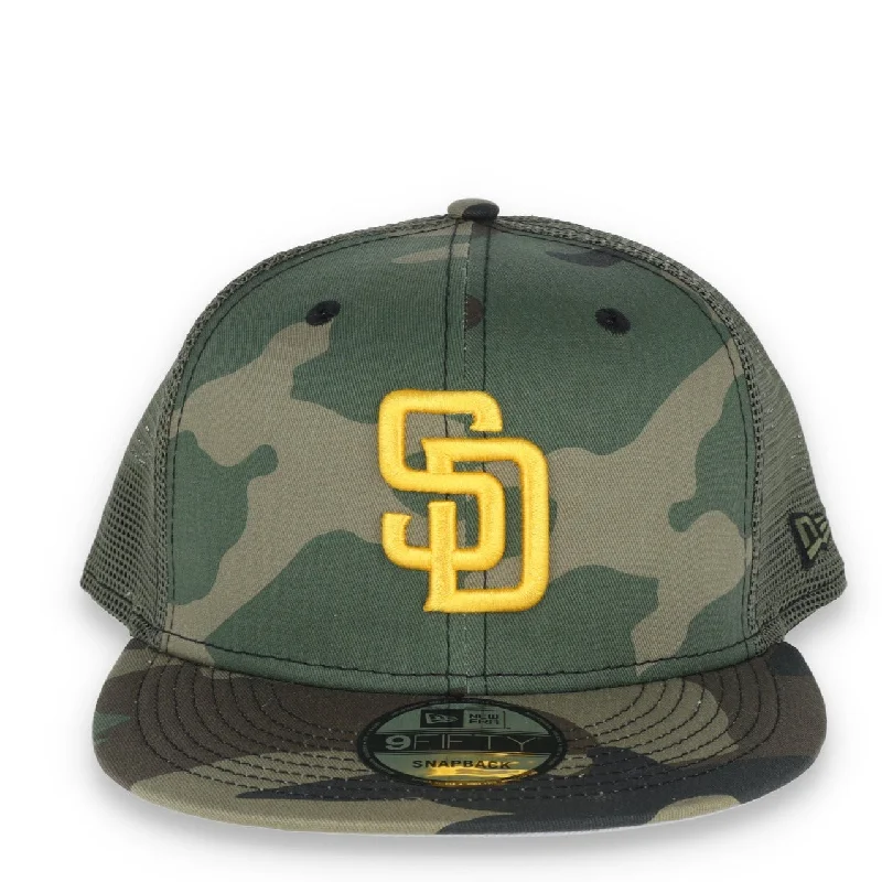 Cozy Hat-NEW ERA SAN DIEGO PADRES CLASSIC TRUCKER 9FIFTY ADJUSTABLE SNAPBACK-CAMO