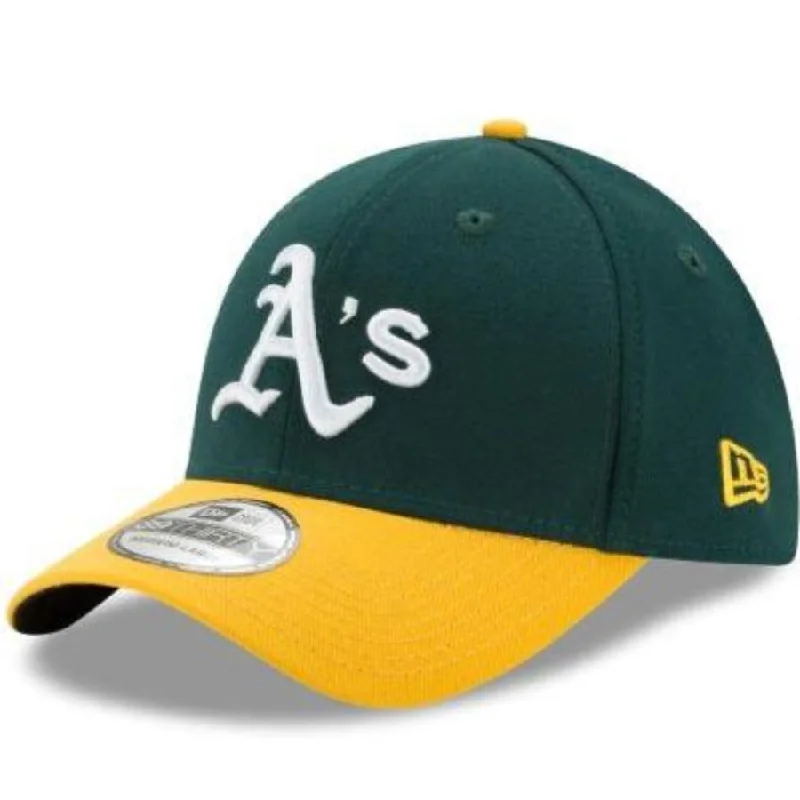 Vintage Hat-New Era Youth Oakland A's  39Thirty Team Classic Stretch Fit- green