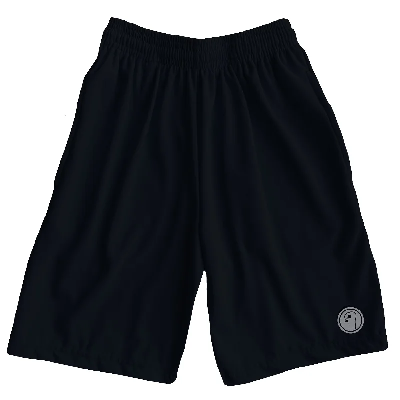 Comfortable Shorts-Mens Lacrosse Shorts - Black