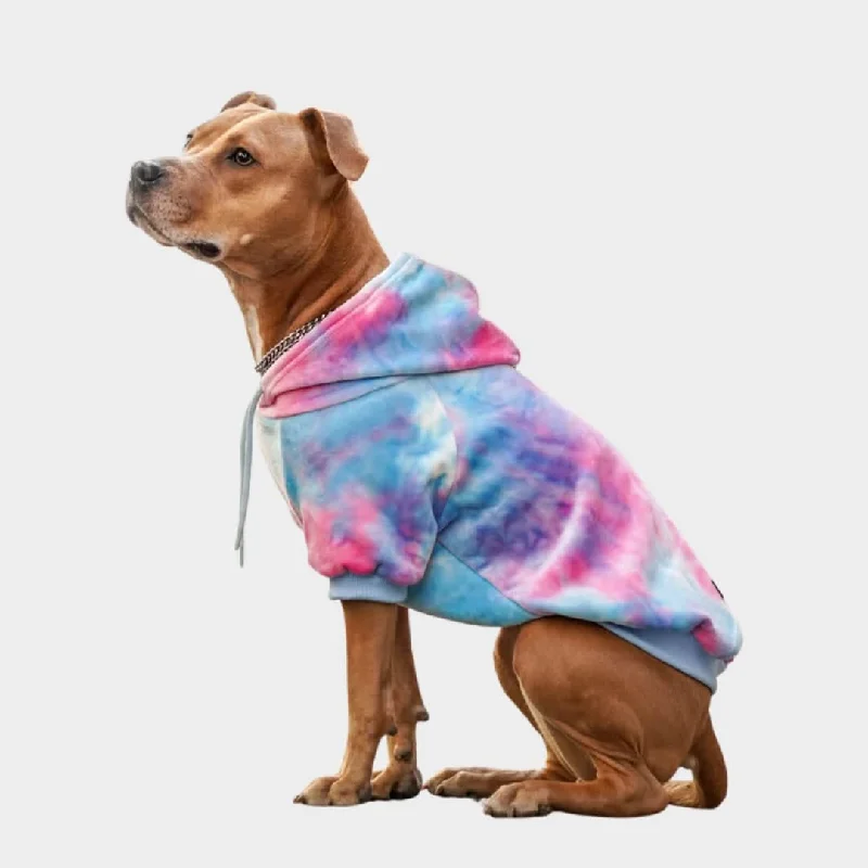 High Neck Hoodie-Velvet Dog Hoodie - Snow Cone