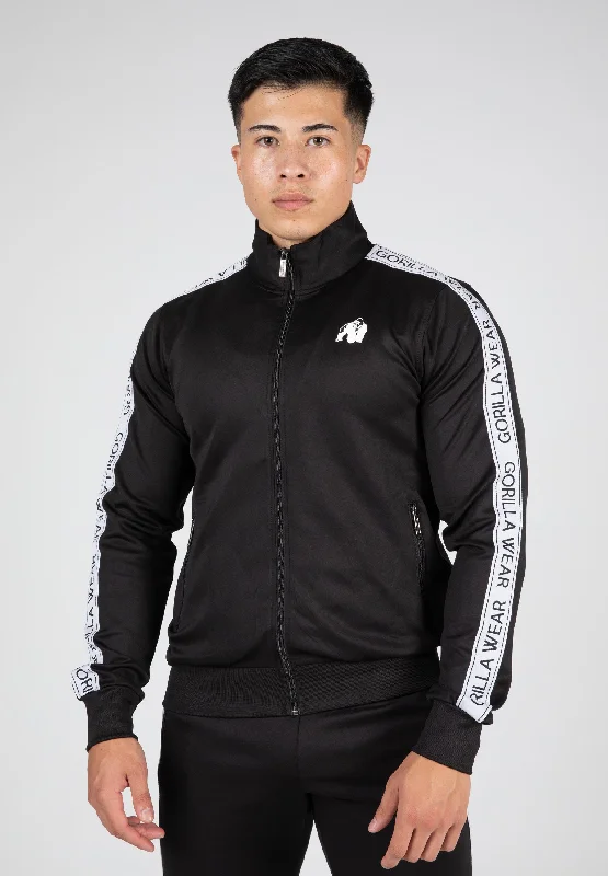 Work Jacket-Delaware Track Jacket -Black