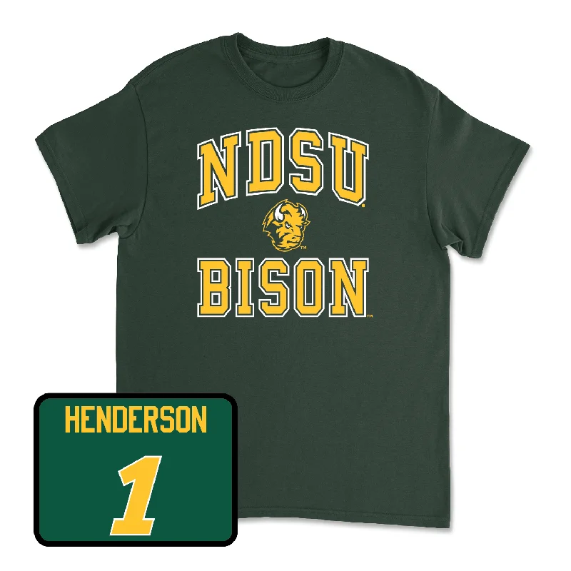 Cool Color T-Shirt-Green Football College Tee - Braylon Henderson