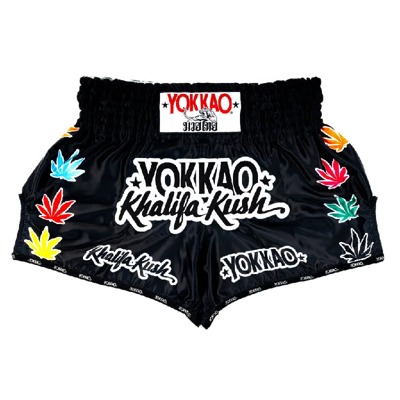 Relaxed Fit Shorts-YOKKAO | Khalifa Kush Muay Thai Shorts