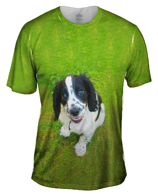 Tie Dye T-Shirt-Fuzzy Little Cocker Spaniel