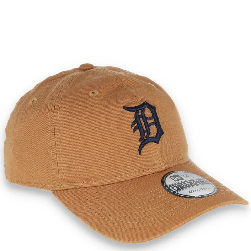 Statement Bucket Hat-New Era Detroit Tigers Core Classic 2.0 9TWENTY Adjustable Hat-Khaki