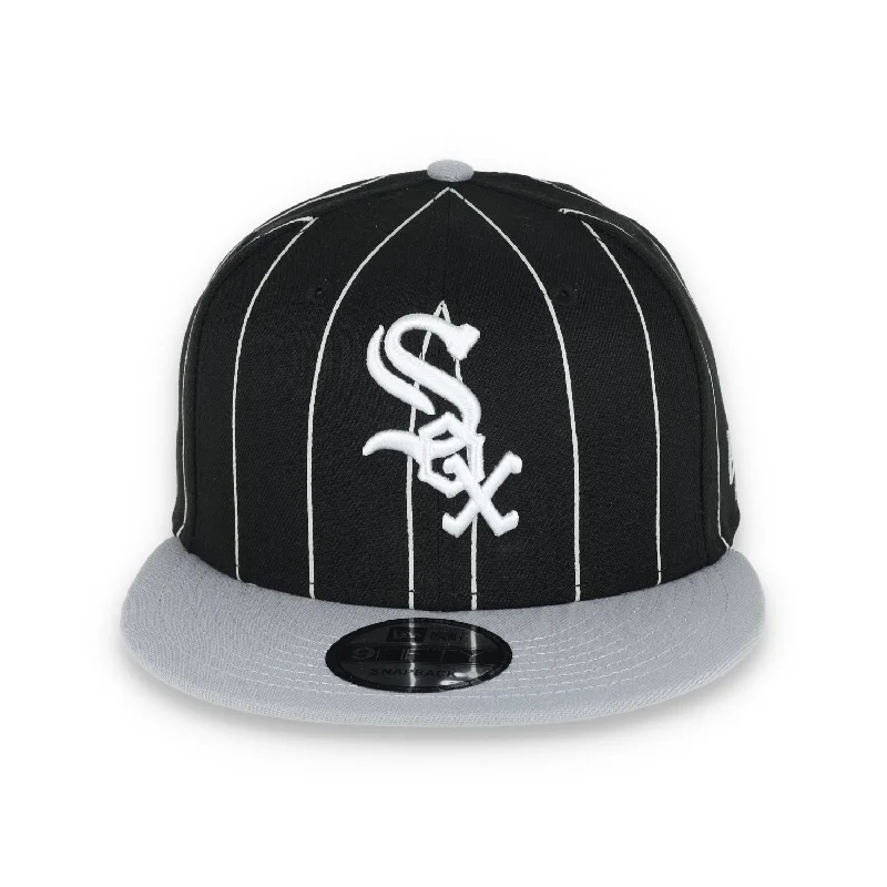 Custom Hat-NEW ERA CHICAGO WHITE SOX VINTAGE THROWBACK 9FIFTY HAT-BLACK