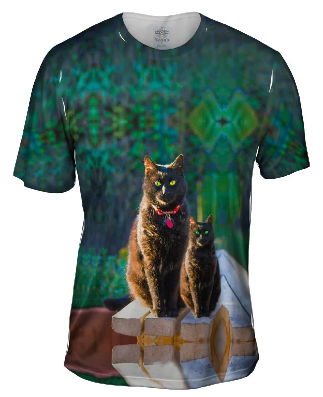 Music Band T-Shirt-Family Cats