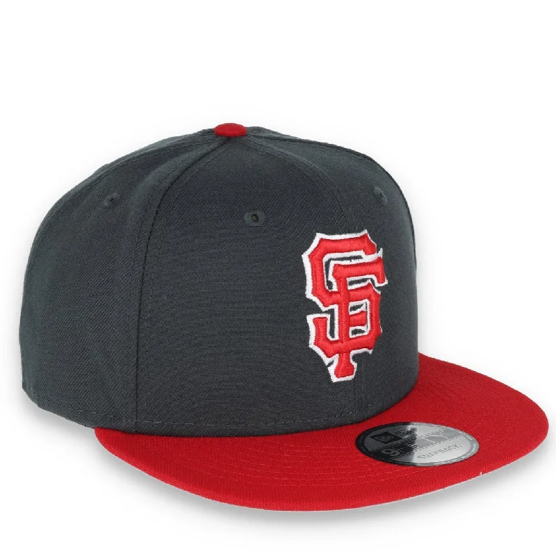 Fun Graphic Hat-New Era San Francisco Giants 2-Tone Color Pack 9FIFTY Snapback Hat-Grey/Scarlet