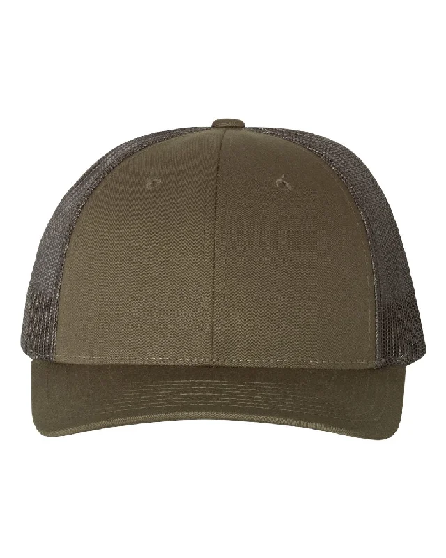 Classic Hat-Low Pro Trucker Cap- Chocolate Chip/Grey