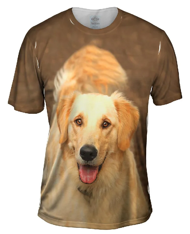 Adventure T-Shirt-Fluffy Tailed Golden Lab