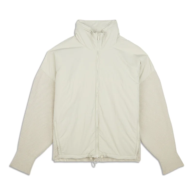 Softshell Jacket-Ribbed Softstreme Cropped Jacket - Resale