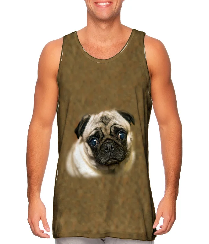 Athletic Vest-Sad Face Pug