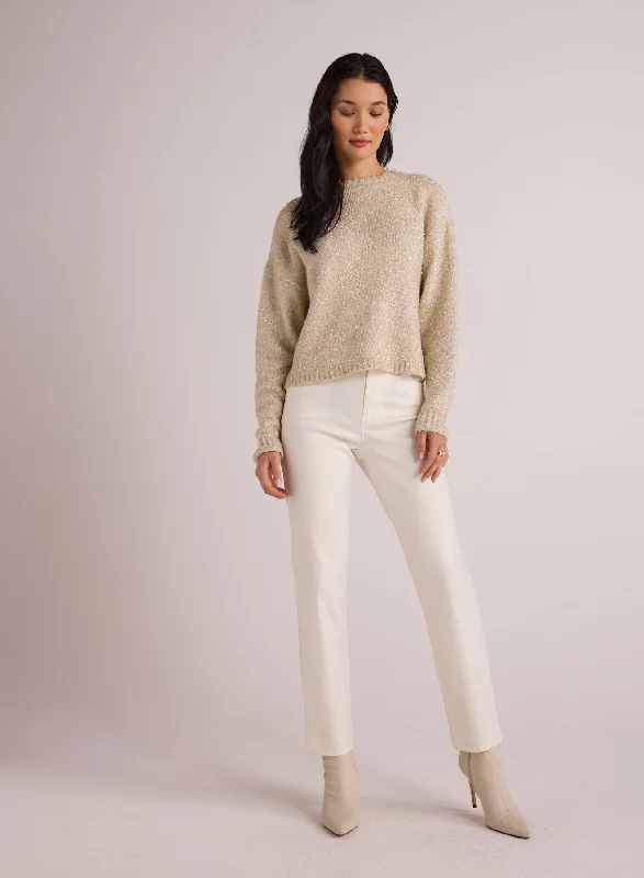 Versatile Pants-Lennon Straight Leg Jean - Opal White