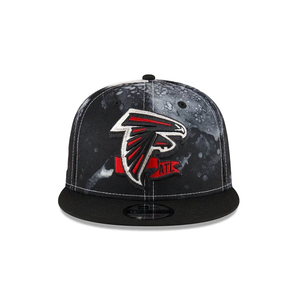 Active Gear Hat-New Era Atlanta Falcons Sideline Ink Dye 9FIFTY Snapback Hat-Black