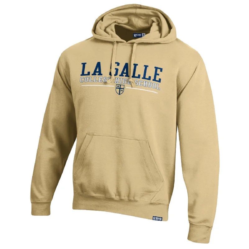 Warm Fleece Hoodie-Big Cotton Gold Hoodie