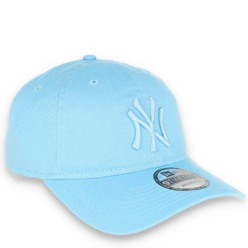 Stylish Fedora Hat-New Era New York Yankees Color Pack 9TWENTY Adjustable Hat- Baby Blue