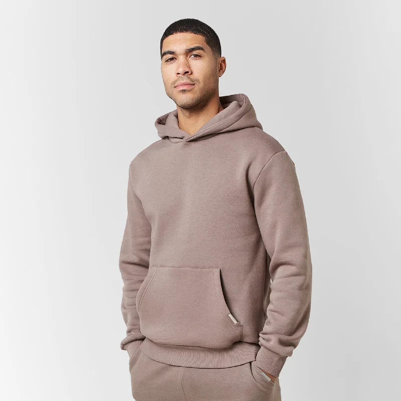 Funny Quote Hoodie-Relaxed Fit Hoodie | Washed Brown