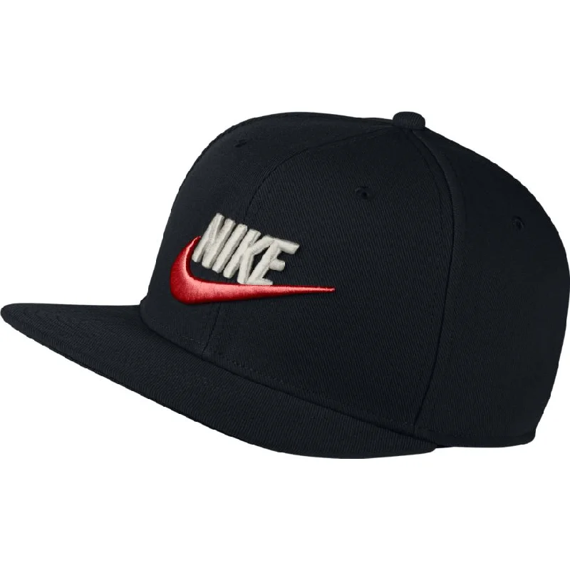 Outdoor Hat-NIKE PRO SNAPBACK HAT-BLACK/RED