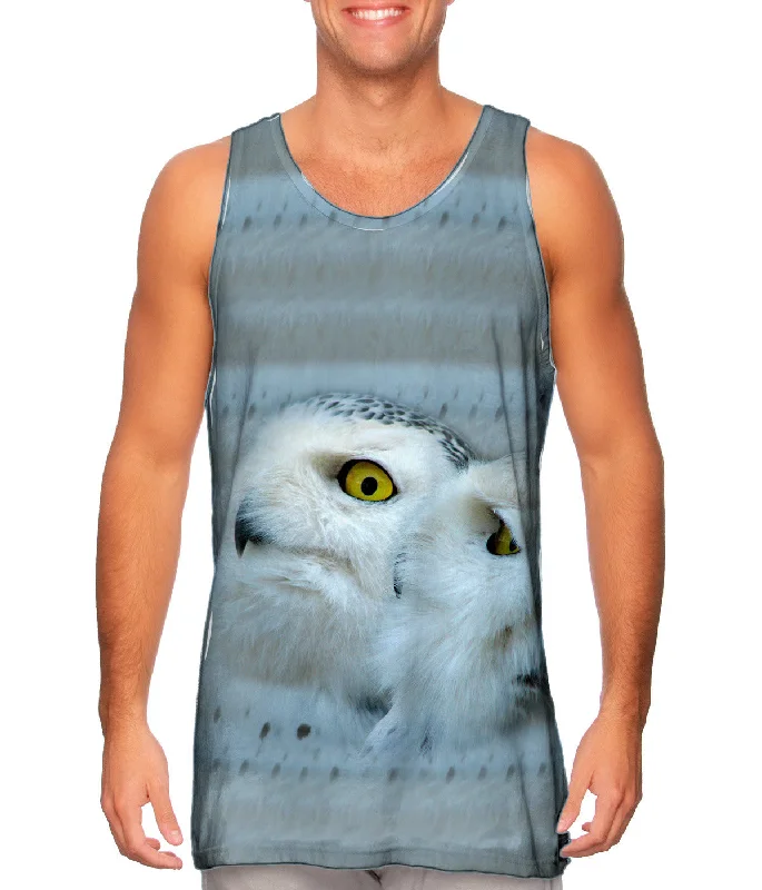 Yoga Tank-Snow Owls