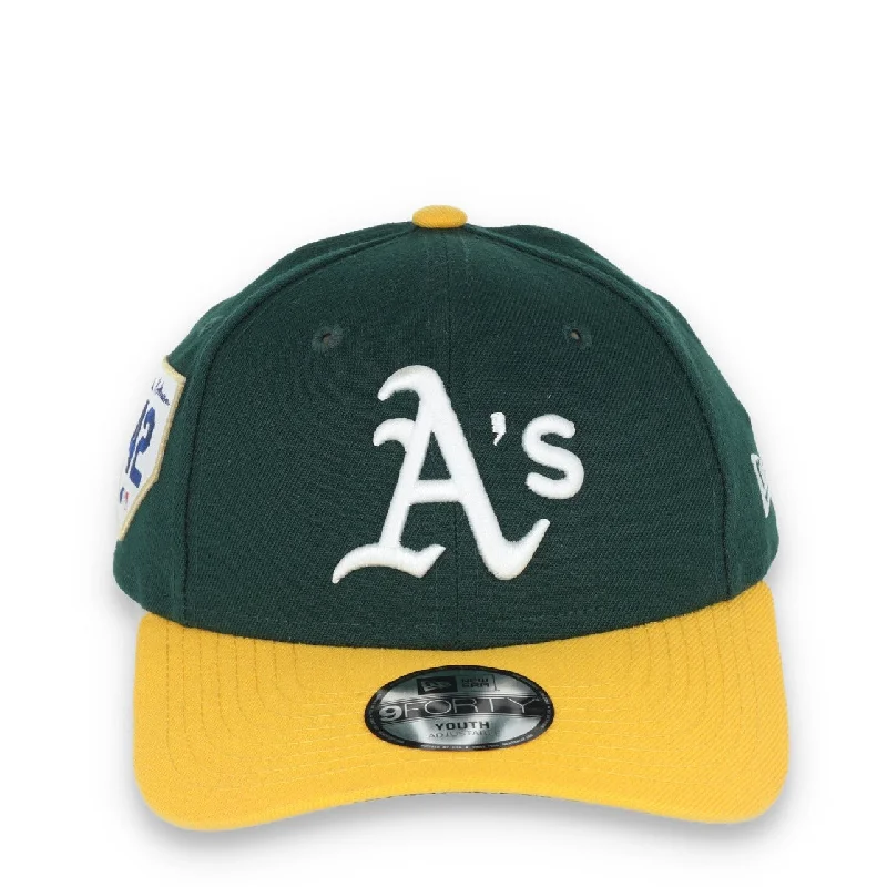 Quilted Hat-New Era Youth Oakland Athletics Jackie Robinson Day 9forty Adjustable Hat