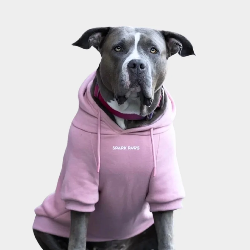 Graphic Print Hoodie-Essential Dog Hoodie - Purple Taupe