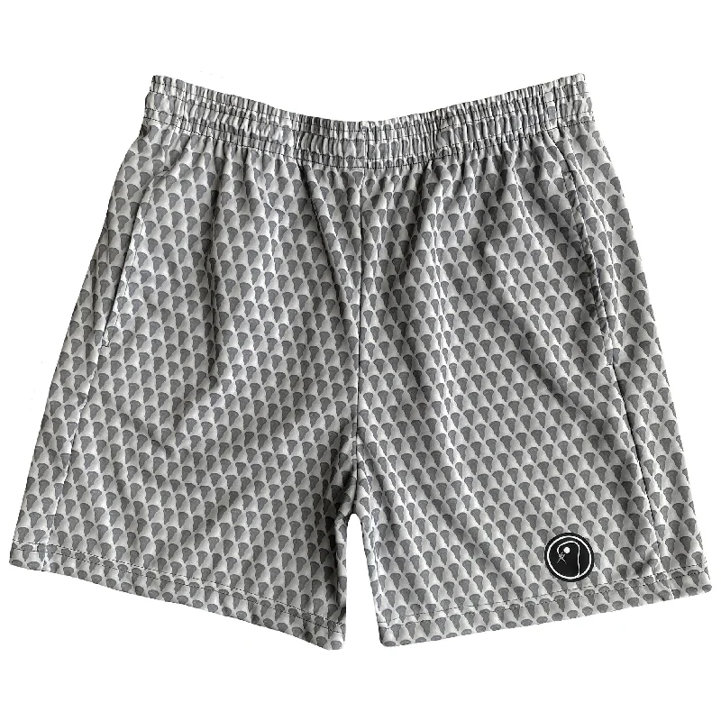 Cargo Shorts-Mens 3D Lacrosse Shorts - Grays