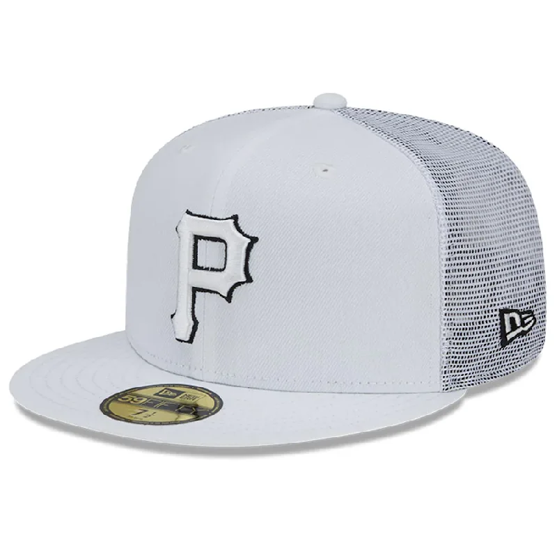 Luxury Hat-Pittsburgh Pirates 2022 Batting Practice 59FIFTY Fitted Hat - White