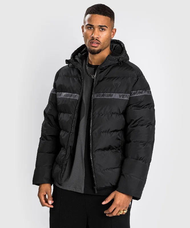 Cozy Jacket-Venum Elite4 Down Jacket - Black