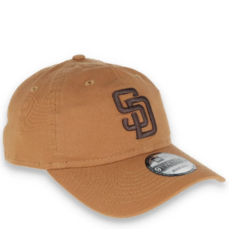 Beanie Hat-New Era San Diego Padres Core Classic 2.0 9TWENTY Adjustable Hat-Khaki