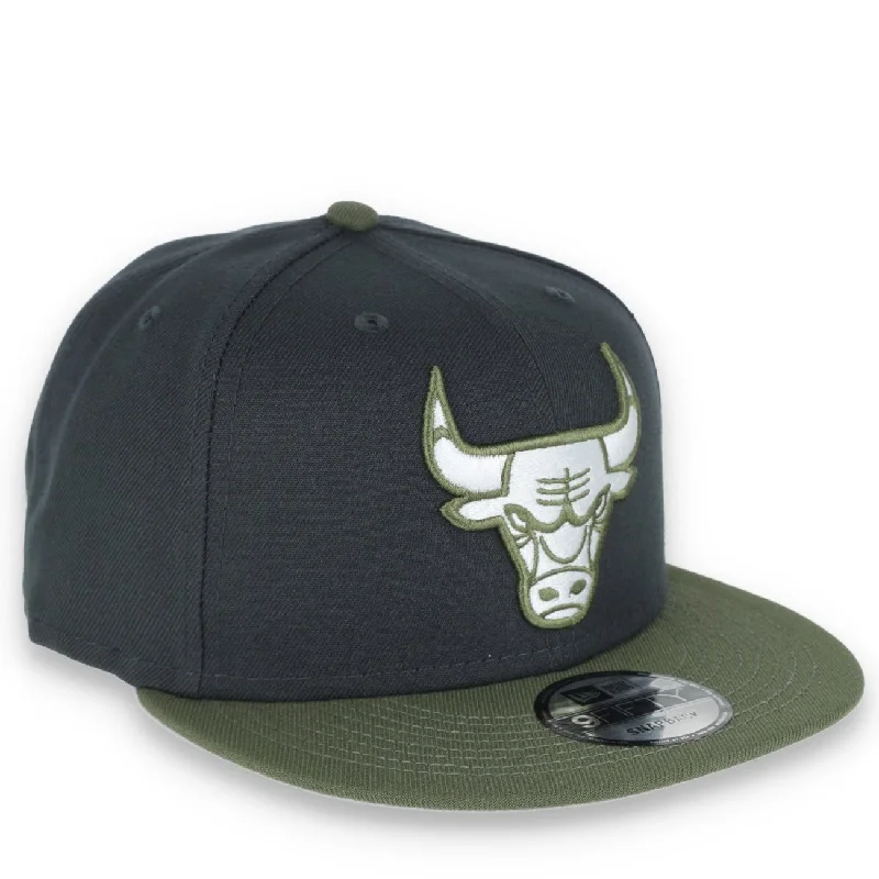 Stylish Hat-Chicago Bulls Color Pack 2-Tone 9FIFTY Snapback-Hat Grey/Olive