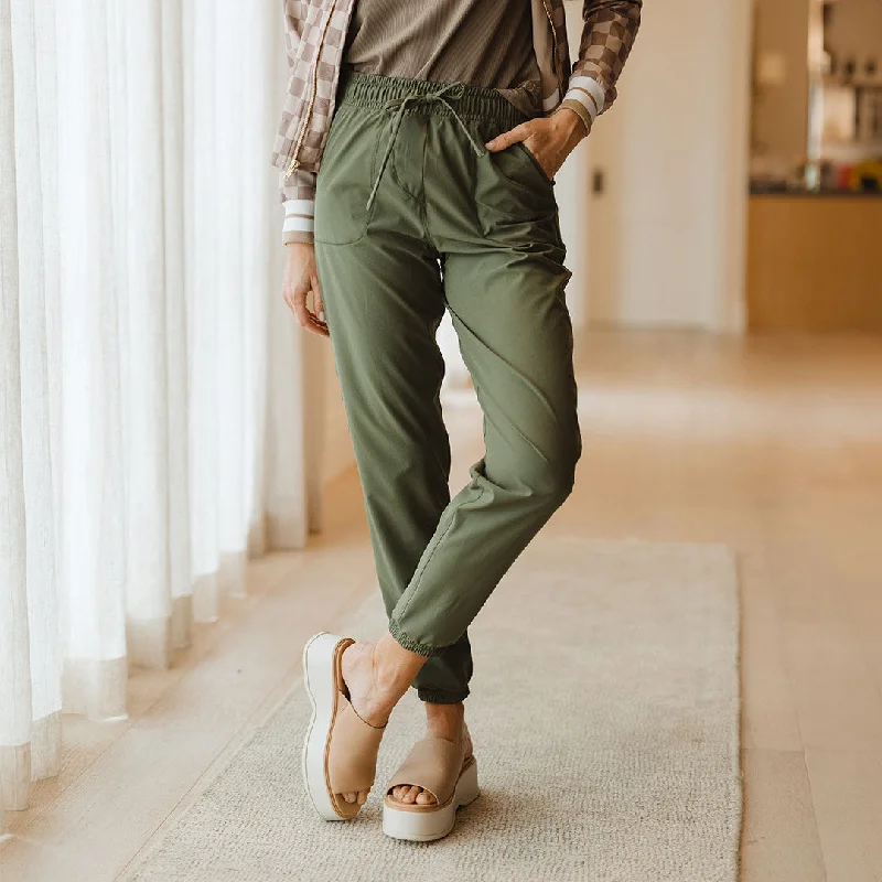 Fashion Pants-Everywhere Joggers, Sage