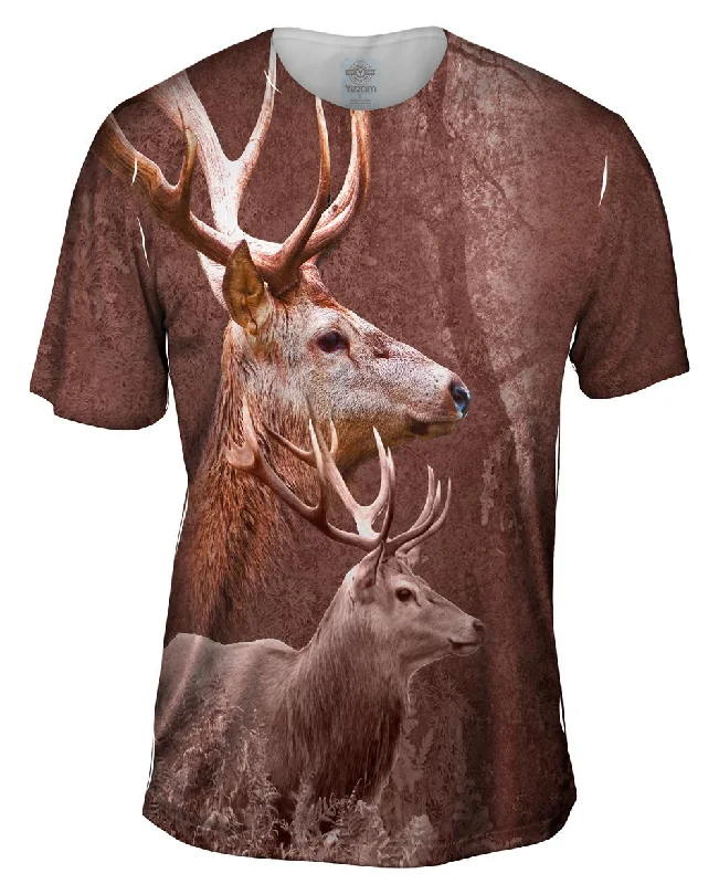 Motivational Quote T-Shirt-Deer Forest