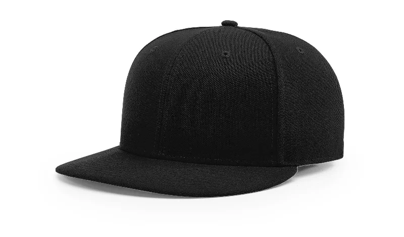 Sports Hat-Richardson Performance Team Series Fitted Hat- Black