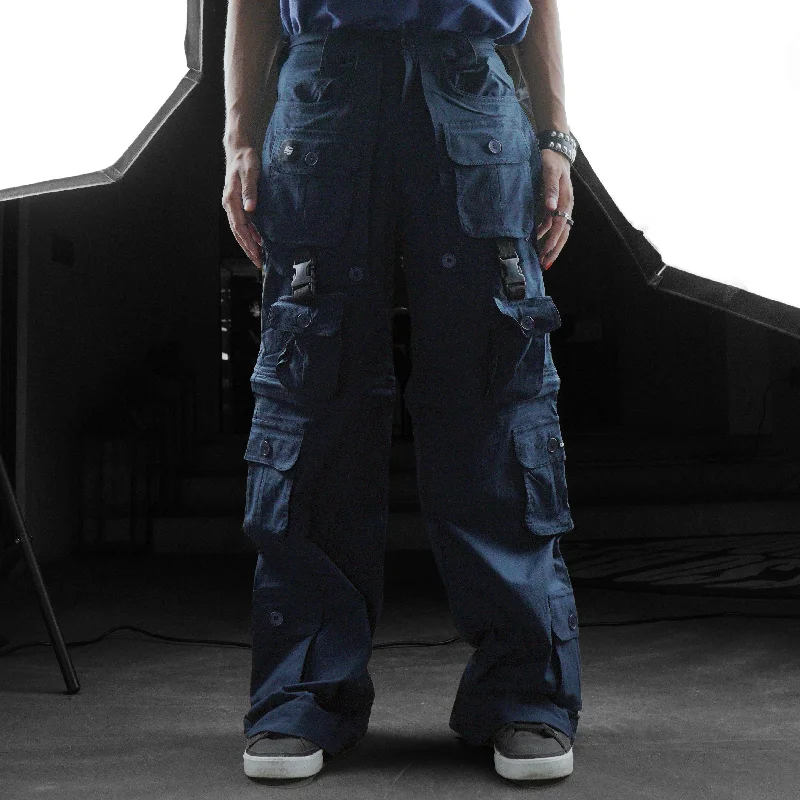 Classic Pants-MILITARY NAVY RIPSTOP CARGOS