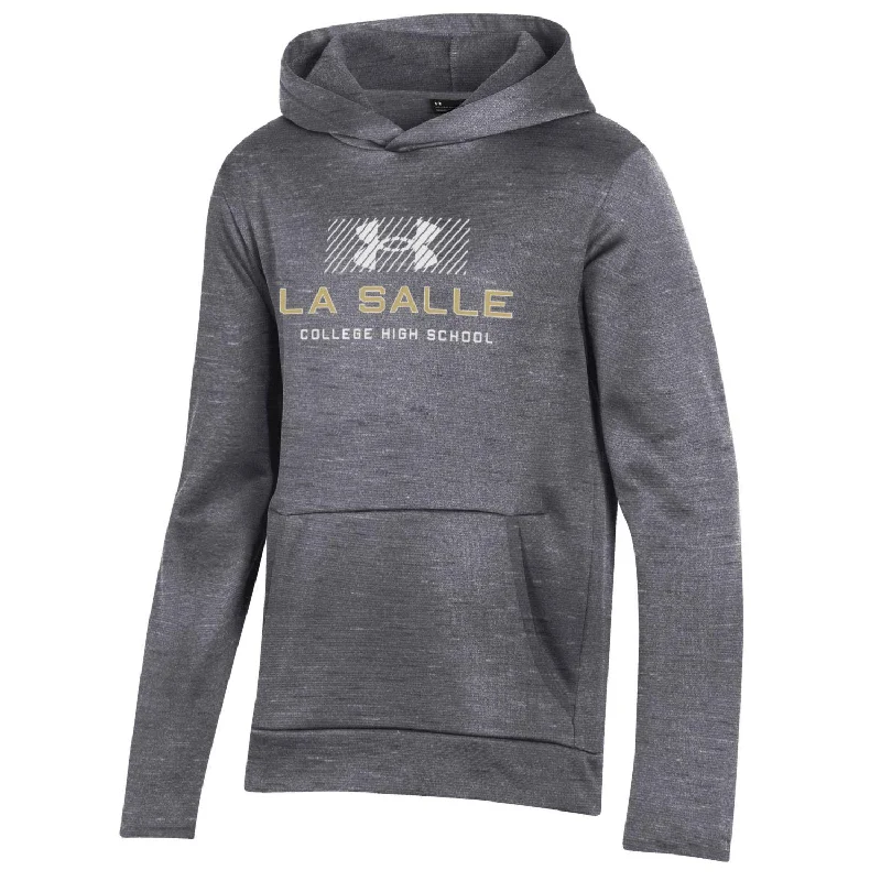 Inspirational Quote Hoodie-UA Grey Youth Hoodie-Grey : Small